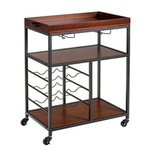 Load image into Gallery viewer, 3 Tier Storage Bar Cart