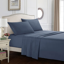 Load image into Gallery viewer, Fitted Bed Sheet 4pcs with Pillowcase, Mattress Covers, Fitted Sheet Sets with Elastic for King Size Bedding Sheet