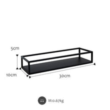 Load image into Gallery viewer, Black Metal Storage Trays