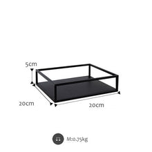 Load image into Gallery viewer, Black Metal Storage Trays