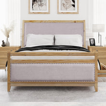 Load image into Gallery viewer, Hazel Upholstered and Wood Storage Queen Bed with Storage Room