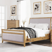 Load image into Gallery viewer, Hazel Upholstered and Wood Storage Queen Bed with Storage Room