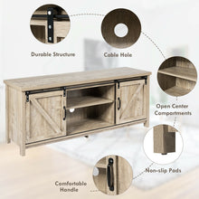 Load image into Gallery viewer, Barn Door Media Console