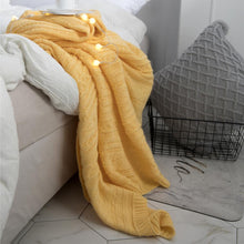 Load image into Gallery viewer, Winter Stripe Fleece Blanket
