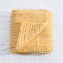 Load image into Gallery viewer, Winter Stripe Fleece Blanket