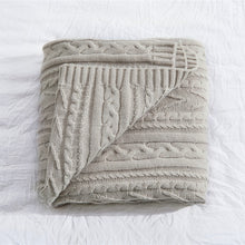Load image into Gallery viewer, Winter Stripe Fleece Blanket