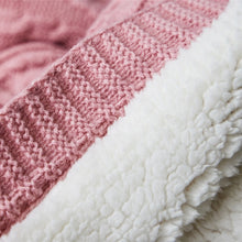 Load image into Gallery viewer, Winter Stripe Fleece Blanket