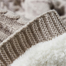 Load image into Gallery viewer, Winter Stripe Fleece Blanket