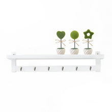 Load image into Gallery viewer, Solid Wood Wall Hanging Rack with 3/4/5/6 hooks