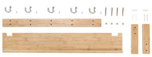 Load image into Gallery viewer, Solid Wood Wall Hanging Rack with 3/4/5/6 hooks
