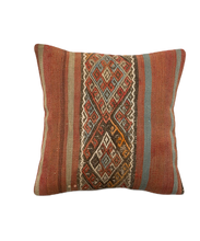 Load image into Gallery viewer, Rug Pattern Brown Ornament Throw Pillowcase 15.75"x15.75"