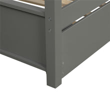 Load image into Gallery viewer, Wood Daybed with Trundle Twin Size Grey/White