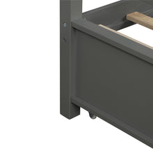 Load image into Gallery viewer, Wood Daybed with Trundle Twin Size Grey/White