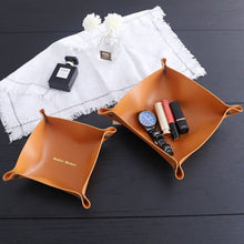 Load image into Gallery viewer, Leather Crafted Tray