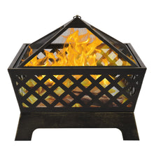 Load image into Gallery viewer, Mesh Bronze Backyard Fire Pit
