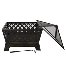 Load image into Gallery viewer, Mesh Bronze Backyard Fire Pit