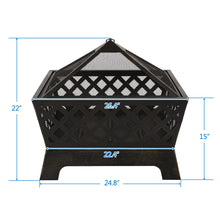 Load image into Gallery viewer, Mesh Bronze Backyard Fire Pit