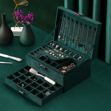 Load image into Gallery viewer, Green Stud Jewelry Organizer