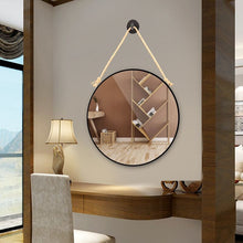 Load image into Gallery viewer, Black Round Wall Mirrors