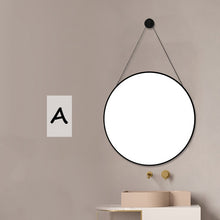 Load image into Gallery viewer, Black Round Wall Mirrors