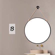 Load image into Gallery viewer, Black Round Wall Mirrors