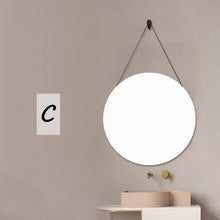 Load image into Gallery viewer, Black Round Wall Mirrors