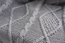 Load image into Gallery viewer, Chenille Lambs Thick Knitted Double Layer Sherpa Plush Fleece Blanket