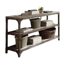 Load image into Gallery viewer, Weathered Oak Hallway Entryway Table