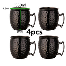 Load image into Gallery viewer, 550ml Copper Plated Moscow Mule Mug