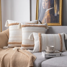 Load image into Gallery viewer, Moroccan Style Tassel Toss Pillow