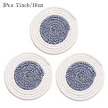 Load image into Gallery viewer, Round Braided Placemats (4pcs)