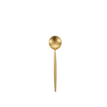 Load image into Gallery viewer, Matte Gold Cutlery Set