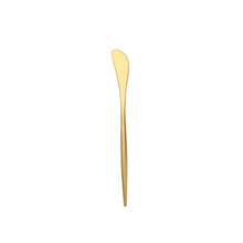 Load image into Gallery viewer, Matte Gold Cutlery Set