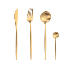 Load image into Gallery viewer, Gold Cutlery Set