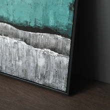 Load image into Gallery viewer, Blue Wave Abstract Painting