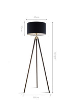Load image into Gallery viewer, LED Wooden Floor Lamp