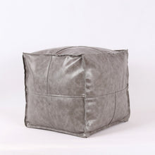Load image into Gallery viewer, Leather Retro Handmade Pouf