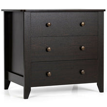 Load image into Gallery viewer, 3 Drawer Dresser Smooth Surface Natural Wood Grain Elegant Dresser