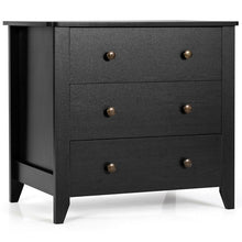 Load image into Gallery viewer, 3 Drawer Dresser Smooth Surface Natural Wood Grain Elegant Dresser
