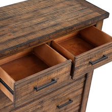 Load image into Gallery viewer, Home Bedroom Wood 5 Drawer Dresser