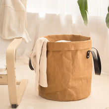 Load image into Gallery viewer, Large Cotton Waterproof Storage Basket
