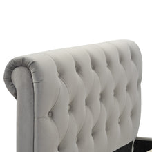 Load image into Gallery viewer, Twin Size Upholstered Daybed with Trundle, Wood Slat Support