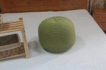 Load image into Gallery viewer, New Style Knitted  Woolen Round Cushion POUF
