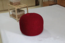 Load image into Gallery viewer, New Style Knitted  Woolen Round Cushion POUF