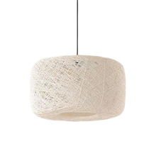 Load image into Gallery viewer, Round Wicker Rattan Shade Hanging Pendant Light Fixture