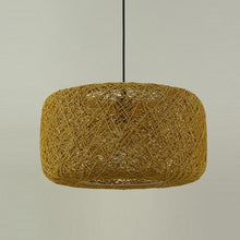 Load image into Gallery viewer, Round Wicker Rattan Shade Hanging Pendant Light Fixture