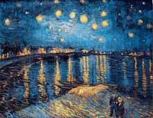 Load image into Gallery viewer, Van Gogh Starry Night Canvas Painting