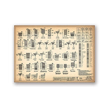 Load image into Gallery viewer, Cocktail Chart Poster