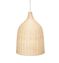 Load image into Gallery viewer, Rattan Bell Pendant