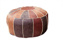 Load image into Gallery viewer, Vegan Leather Pouf